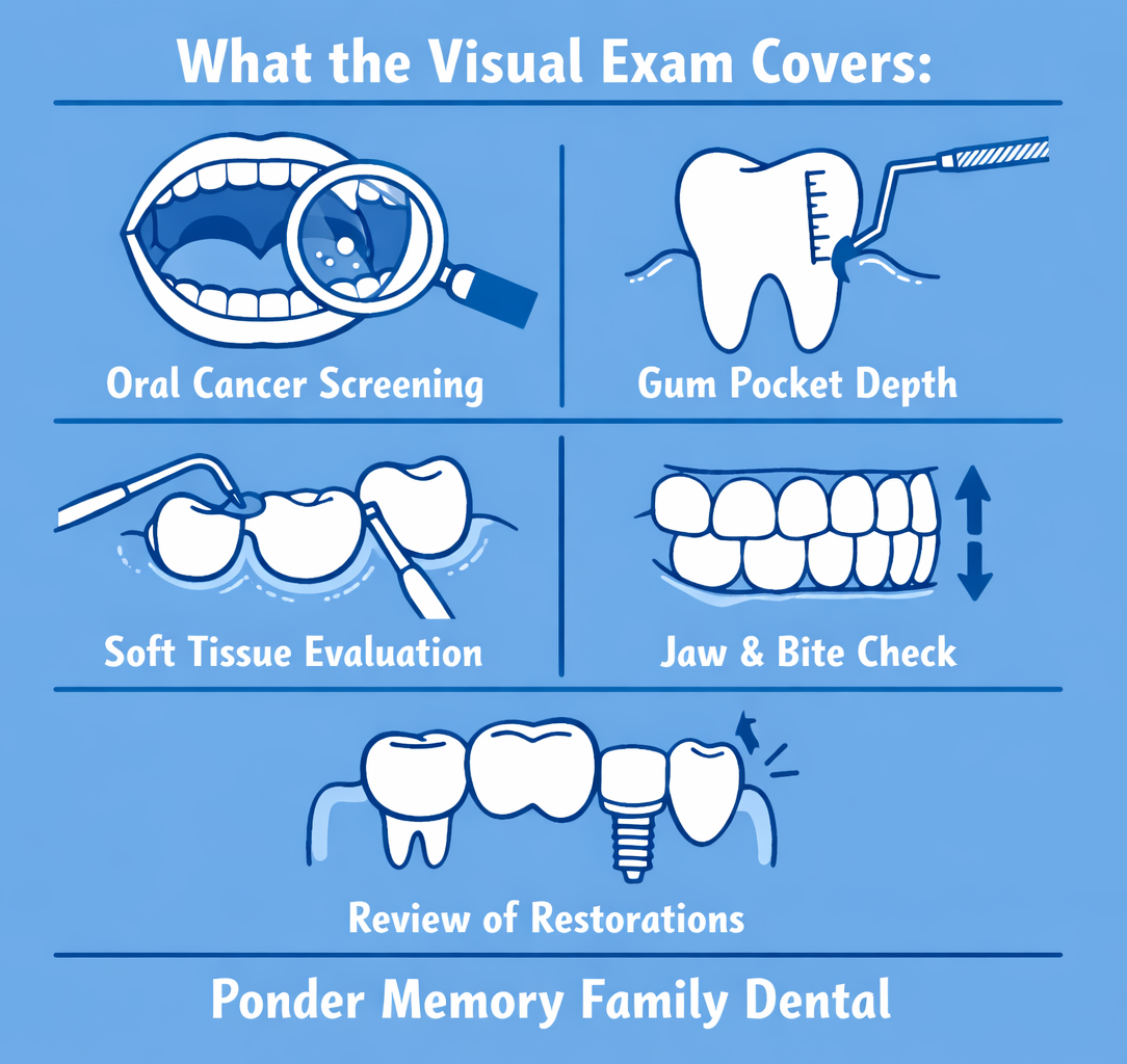 What a Visual Exam Covers